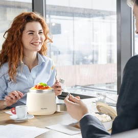 Thermo for Hot Food Adults 40OZ Soup Thermo Lunch Containers Wide Mouth Vacuum Insulated Food Jar Stainless Steel Leakproof Lunch Box with Spoon and Fork, Keeps Food Warm, Ideal Gift for Women