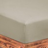 Soroor® Bedding & Linen | Microfibre Single Fitted Sheet, Beige
