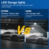 REHAVE Garage Lights Ceiling Led, 12 Panel Plug in Shop