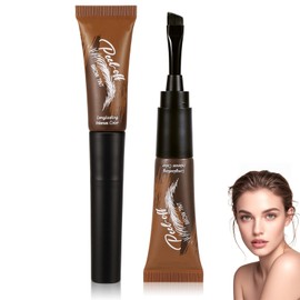 Tatto Eyebrow Tint,Eyebrow Tatto Peel off,Tatto Eye Brow Peel Off,Semi-Permanent Colour Eyebr/ow Dye,Peel Off Eyebro/w Tin/t,Eyebro/w Tin/t,Waterproof Eyebro/w Pencil Lasts Up to 3 Days(Black)