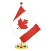 Canada Desk Flag,12 inch Tall Small Canadian Outdoor Banner,Tiny Printing