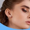 NOPKESV Stainless Steel Piercing Taper Insertion Pin, Thread-Free Assistant Tool,