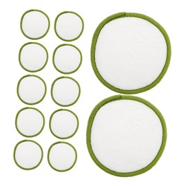 Healeved Bamboo Makeup Removal Pads 20 Reusable Washable Rounds for Women's Facial Skincare