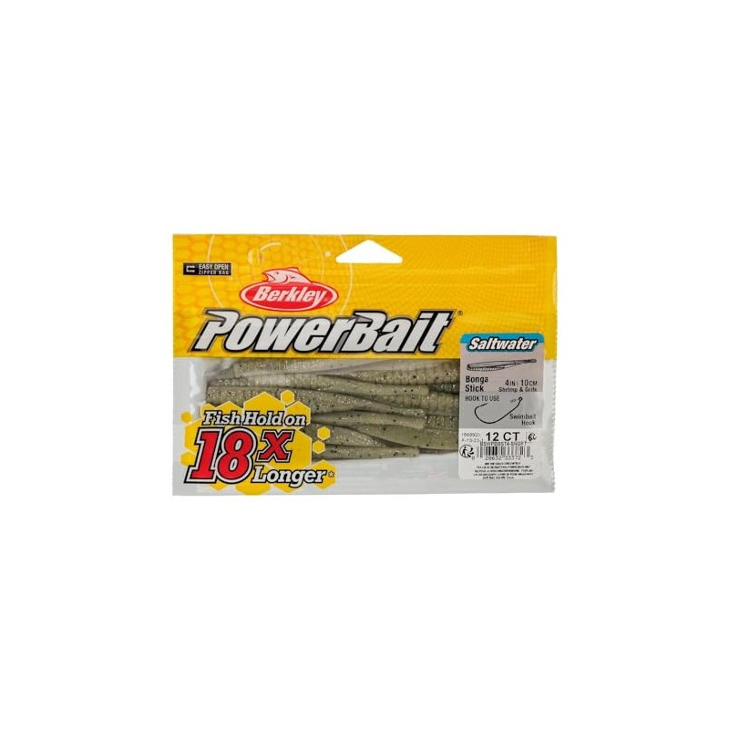 PowerBait Saltwater Bonga Stick-Bag-Shrimp n Grits-
