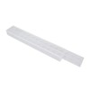 Acrylic Flower Vase Clear Rectangular Centerpiece Box Home Decoration for