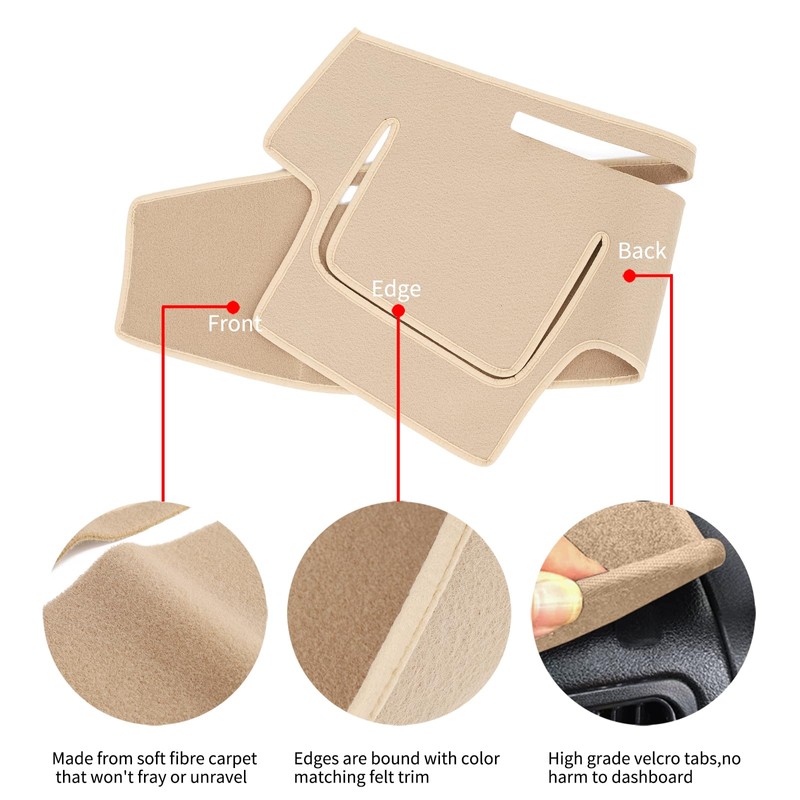 HanLanKa Dashboard Cover Mat Dash Cover Compatible with Toyota 4Runner