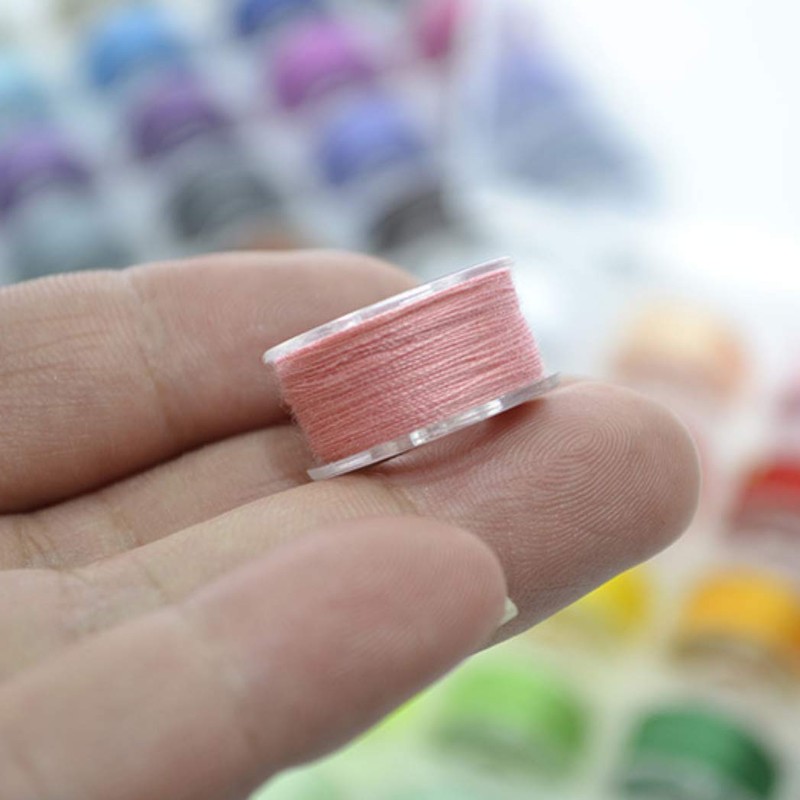 HappyHome Sewing Thread Set, #60, 25 Colors, For Normal Terrain,