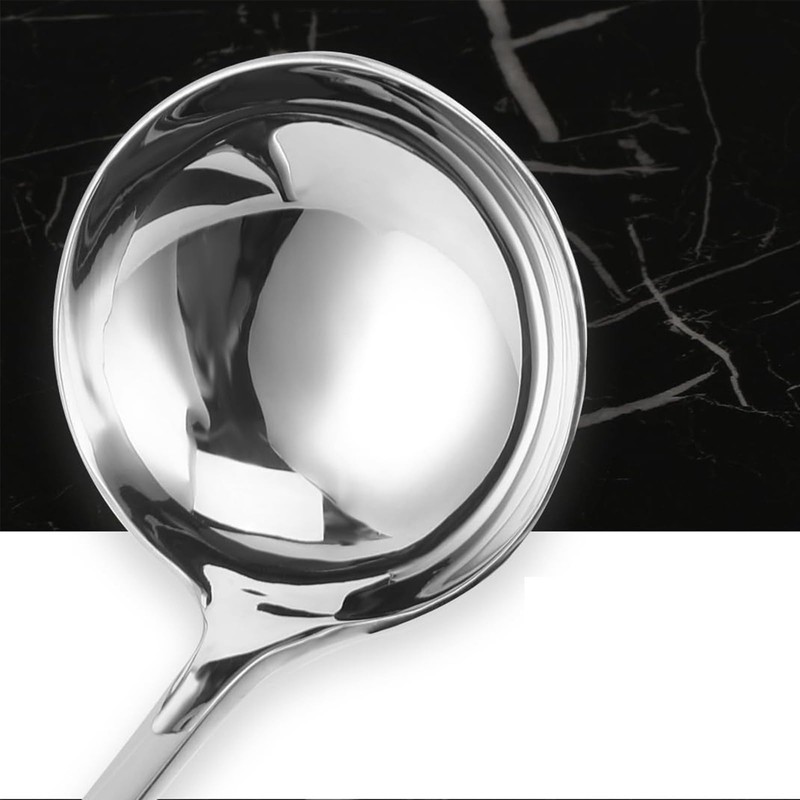 Generic Small Ladle Silver Stainless Steel Sauce Ladle for Spooning