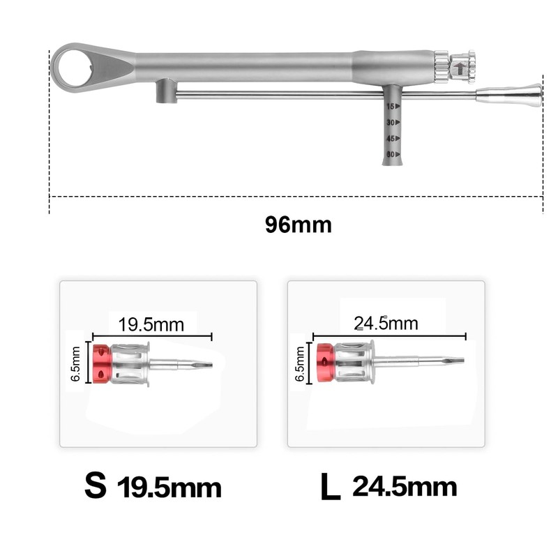 Implant Colorful Prosthetic Universal Kit Adjustable Value of 10-70Ncm Repair