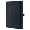 SIGEL CO311 Premium Notebook lined, A4, softcover, Black - Conceptum