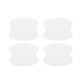 Motoforti Car Door Handle Cup Protector Door Handle Scratches Protective Films 2.67"x3.34" Anti-Scratches PVC Carbon Fiber White 4 Pcs