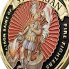 St. Florian Patron Saint of Firefighters Challenge Coin United States