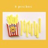 2Box French Fries Chips Eraser Pencil Erasers Cute Fun Novelty