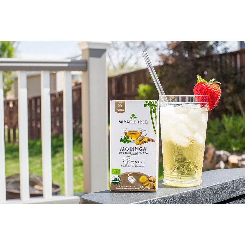 Miracle Tree - 6 Count of Organic Moringa Superfood Tea,