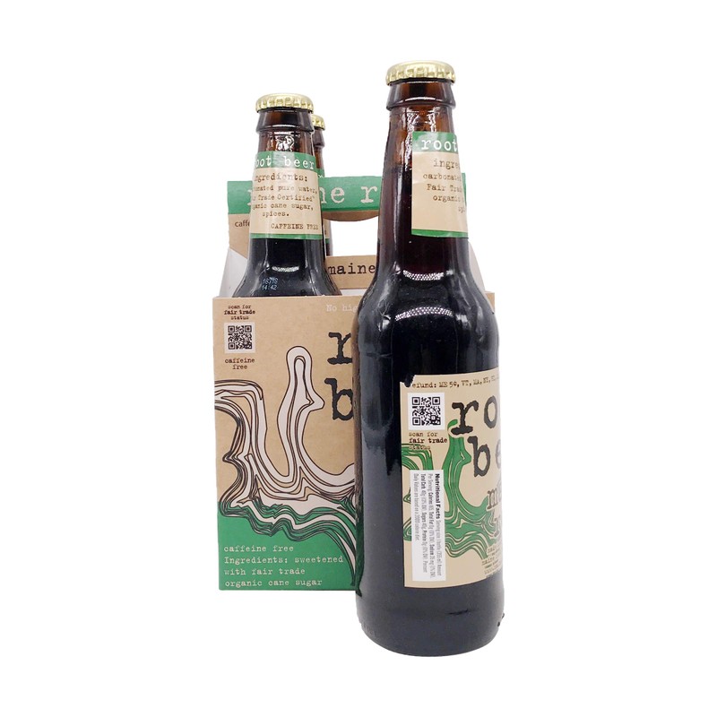 Maine Root Beer, 12 oz (Pack of 4)