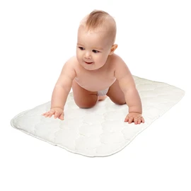 Snoozy - Almohadilla multiusos de franela de algodón antialergénico, impermeable, 45,7 x 68,5 cm, 2 unidades