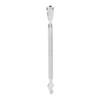 2Pcs Dual Ended Cuticle Pusher Stainless Steel Multipurpose Portable Cuticle