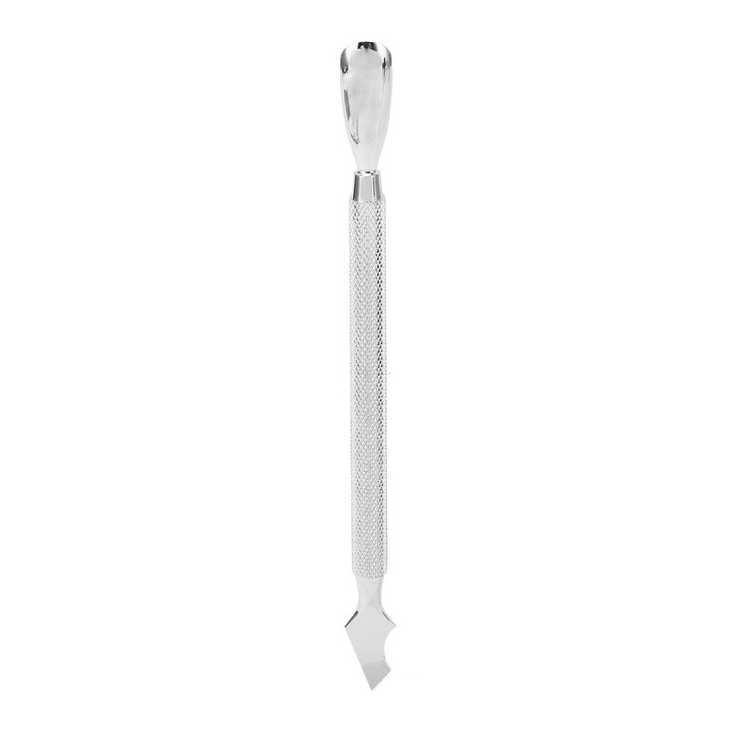 2Pcs Dual Ended Cuticle Pusher Stainless Steel Multipurpose Portable Cuticle