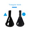 2pcs Deburring External Chamfering Tool High Speed Stainless Steel Triangular
