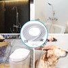 JatilEr Shower Hose, 3 m, Smooth PVC Shower Hose, Plastic