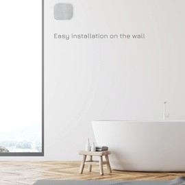Turbionaire Trend 100 SA Extraction, Extraction, Ventilation for Bathroom, Kitchen, Wall/Ceiling, Aluminium Front Plate Matt, Diameter 100 mm, 35 Pa, Check Valve, Silent 33 dB, IPX4