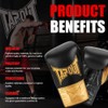 Tapout Lockhart 960011 Leather Boxing Gloves 08 oz R Black