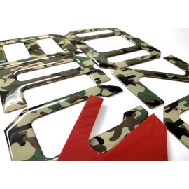 AFX 3D CAMOUFLAGE RAISED DOMED TAILGATE LETTER FOR 2022 2023 2024 2025 MODEL US MADE