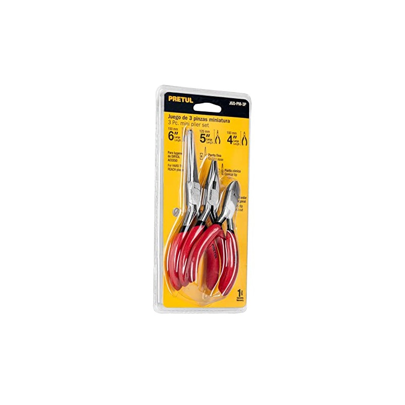 Pretul JGO-PM-3P, Juego de 3 mini pinzas