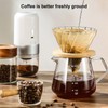 Electric Coffee Bean Grinder Dry Wet Dual Use 1500mAh Small