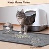 Garoopion Cat Litter Box Mat, Large 34.05×22.5 inch Cat Litter