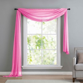560 Pelmet Transparent Voile Freehand Decoration