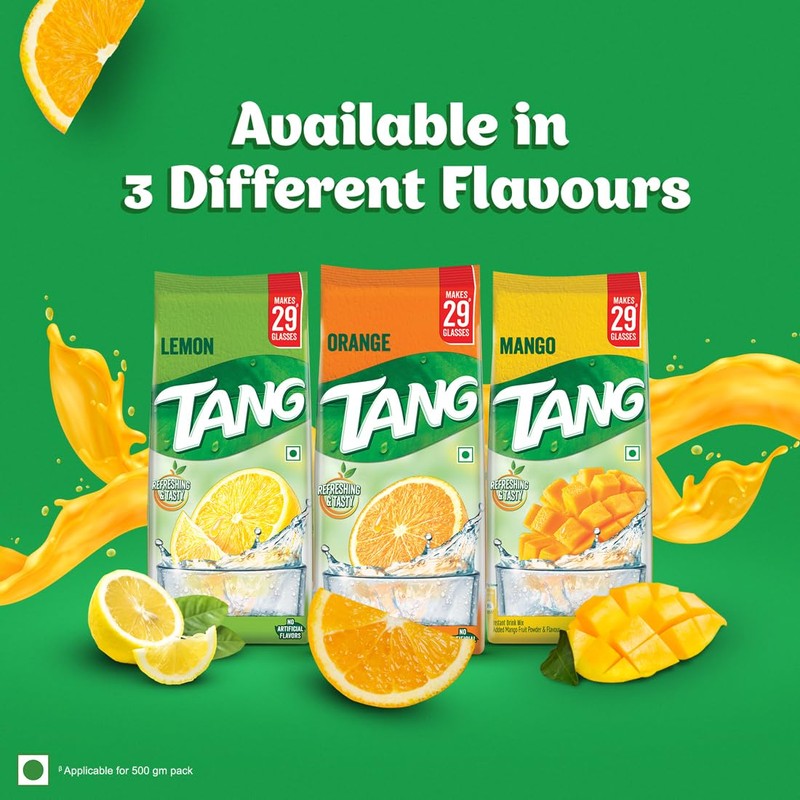 Tang Orange Instant Drink Mix 500G Pouch