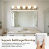 mfxmf G25 LED Globe Light Bulbs, Bathroom Vanity Light Bulbs