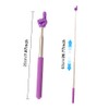 Pack of 5 Extendable Pointer Stick, Stainless Steel Pointing Sticks,