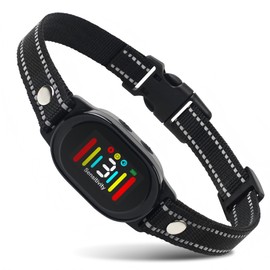 Smart Dog Barking Collar with Voiceprint Recognition, 3 Sensitivity Levels, Automatic No Bark Control, Safe Vibration Correction, Waterproof & Rechargeable for Small, Medium, Large Dogs