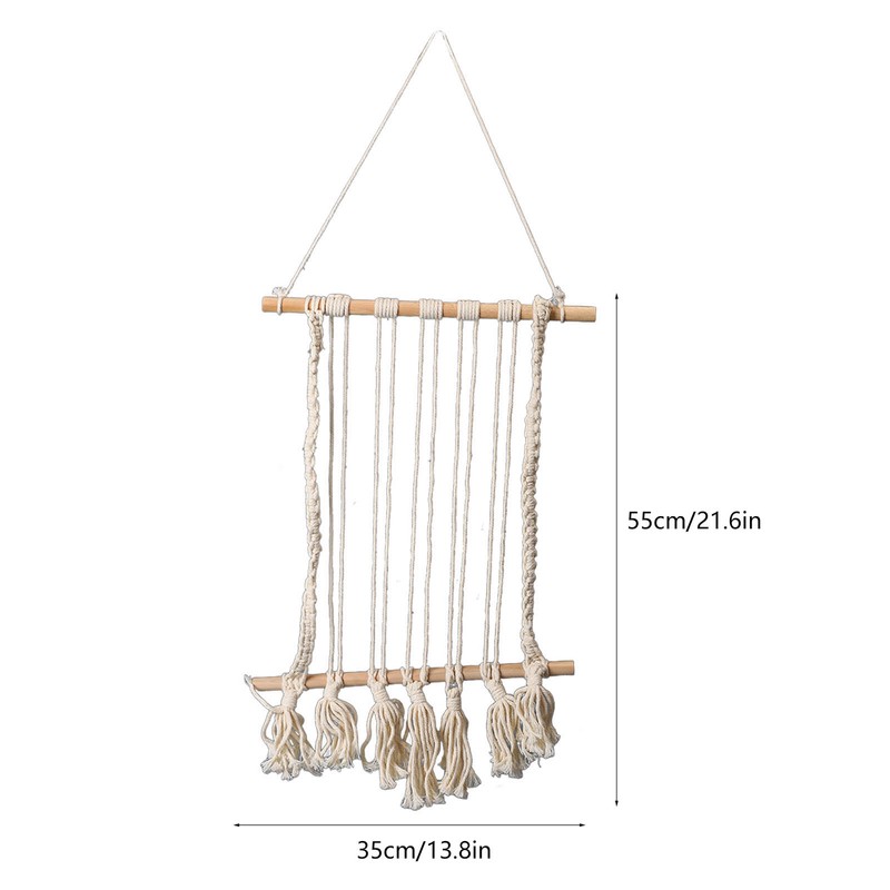 Hanging Photos Display Macrame Wall Hanging Photos Organizer Cotton Pictures