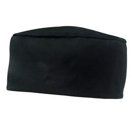 Morefaz Men Women Classic New Hot Popular Pleated Chefs Catering Hat Cook Food Prep Kitchen Restaurant Round Cap MFAZ Ltd (S/M, Black)