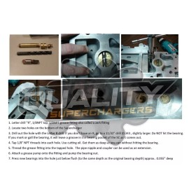 QualitySuperchargers TRD Toyota 3.4L 5VZFE Supercharger Nosedrive Rebuild Kit 4Runner Tacoma Tundra