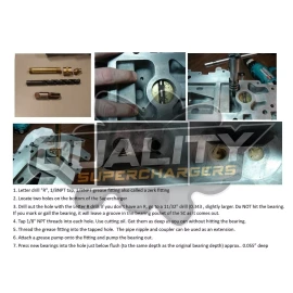 QualitySuperchargers TRD Toyota 3.4L 5VZFE Supercharger Nosedrive Rebuild Kit 4Runner Tacoma Tundra