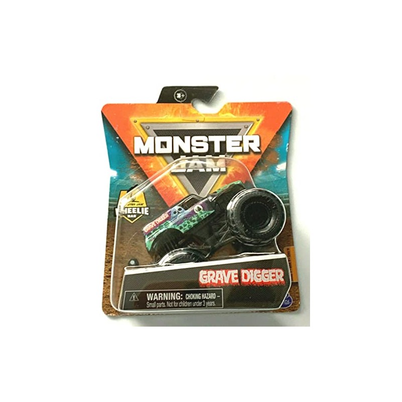 MonsterJam Grave Digger, Wheelie Series 19 (1:64 Scale)