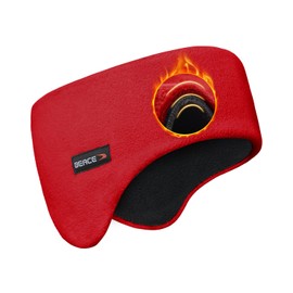 BEACE 30°F Winter Double-Layer Fleece Ear Warmers Headband for Men Women-Ear Muffs Ear Covers for Running Cold Weather