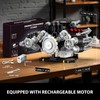 BRICXOR V8 Engine Model Kit That Works, APP Controlled Engines