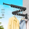 ZdwCyl Wall Mounted Clothes Hanger,Clothes Drying Rack,Laundry Drying Rack,Laundry Rack