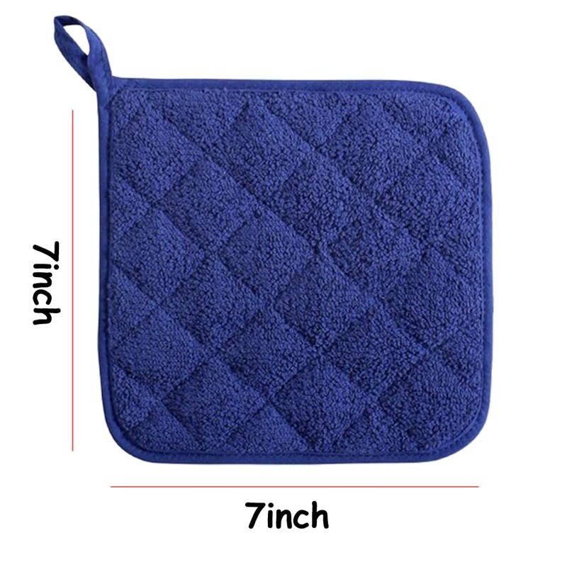 4pcs Hot Pads for Kitchen,Heat-Resistant Pot Holder Set Durable Kitchen