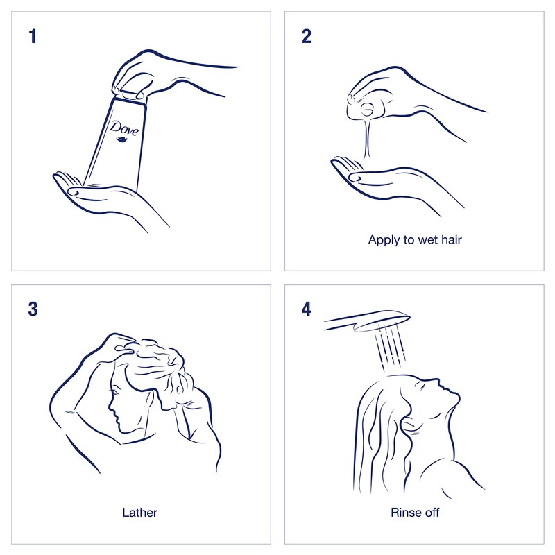 Dove Absolute Curls Shampoo, 12 Ounce