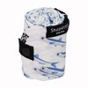 Shupatto Itoya Compact Bag M, white & blue