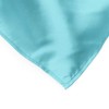 LinenTablecloth 14 x 108-Inch Satin Table Runner Turquoise