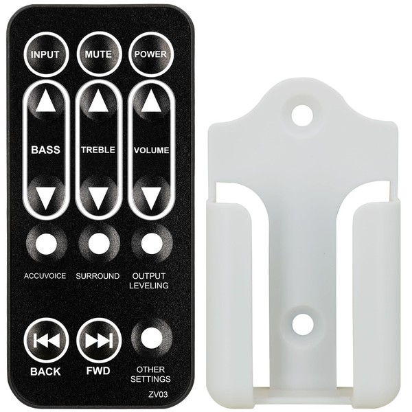 Replacement Remote Control for ZVOX Sound Base Soundbase Omni Z-Base