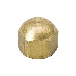 Mueller Industries 1/4" SAE Cap, Brass, 700 psi Max. Brass A 04544