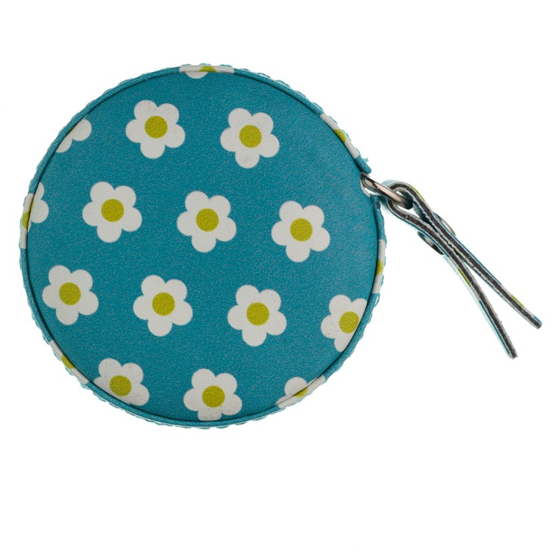 The Quilted Bear Daisies Retractable Tape Measure with Double Sided
